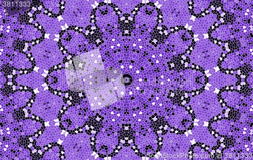 Image of Bright lilac mosaic pattern