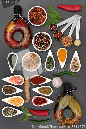 Image of Gourmet Olive Oil and Herbs