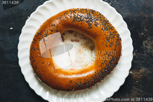 Image of Bagel with poppy seeds 