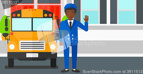 Image of School bus driver.