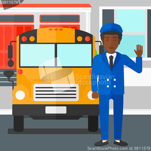 Image of School bus driver.