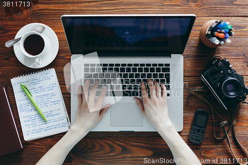 Image of Work on computer
