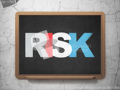 Image of Business concept: Risk on School Board background