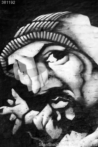 Image of Graffiti portrait