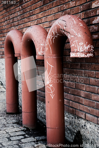 Image of Red pipes