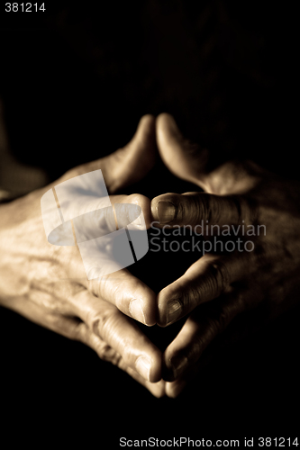 Image of Senior hands