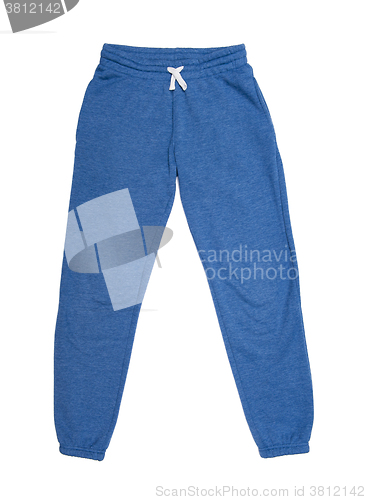 Image of Sweatpants isolated on the white background