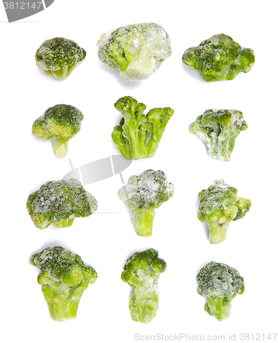 Image of Broccoli isolated on the white background