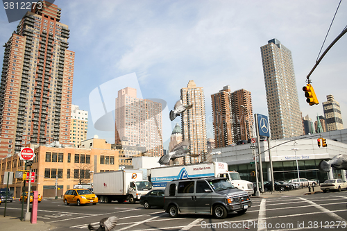 Image of Traffic in Manhattan