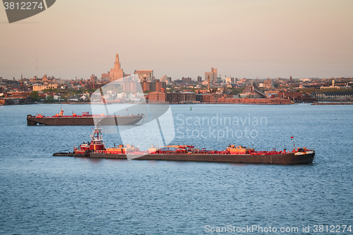 Image of Tugboats sailing in Upper Bay