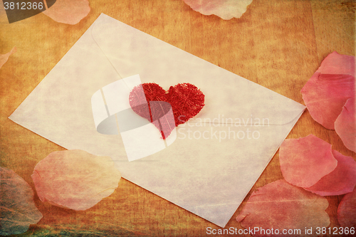 Image of valentine concept with hearts