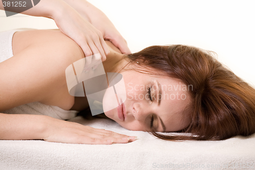 Image of Having a massage