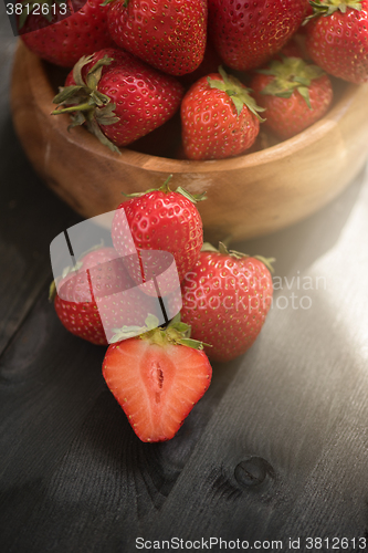 Image of Fresh ripe strawberry
