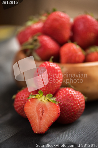 Image of Fresh ripe strawberry