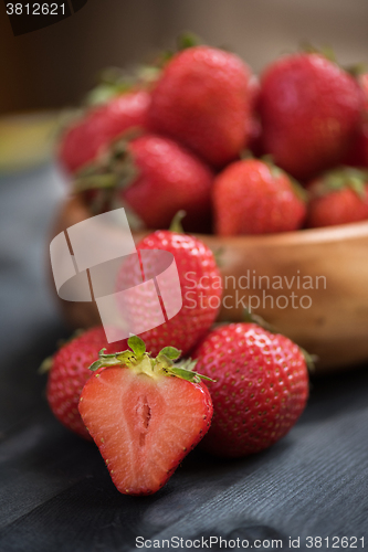 Image of Fresh ripe strawberry