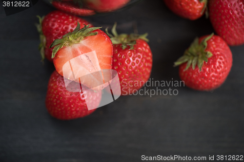Image of Fresh ripe strawberry