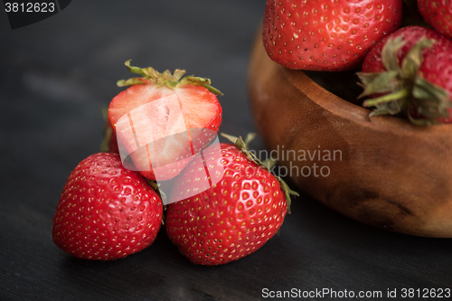 Image of Fresh ripe strawberry