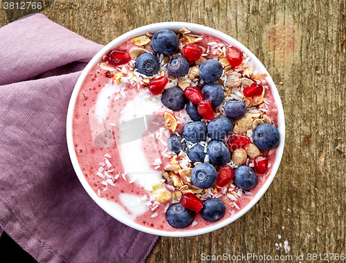 Image of breakfast smoothie bowl