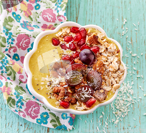 Image of breakfast smoothie bowl