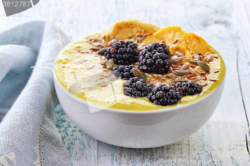 Image of breakfast smoothie bowl