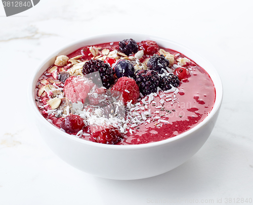 Image of breakfast smoothie bowl