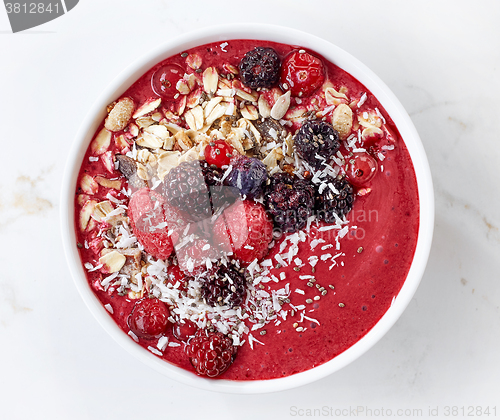 Image of breakfast smoothie bowl