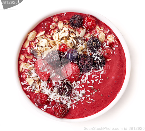 Image of breakfast smoothie bowl