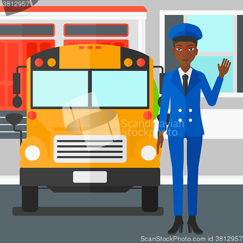 Image of School bus driver.