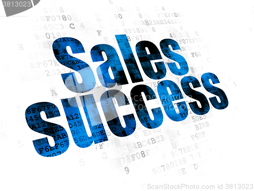 Image of Marketing concept: Sales Success on Digital background