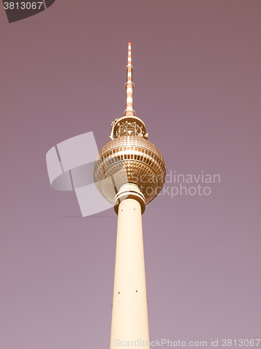 Image of Berlin Fernsehturm vintage