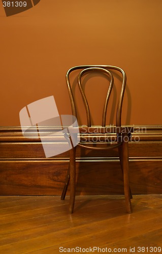 Image of brown waiting chair