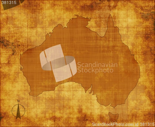 Image of australia map