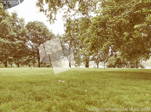 Image of Kensington gardens London vintage