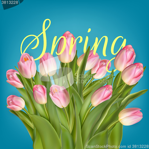 Image of Spring background template. EPS 10