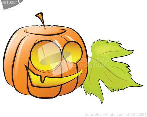 Image of Vector pumpkin decorating for Halloween