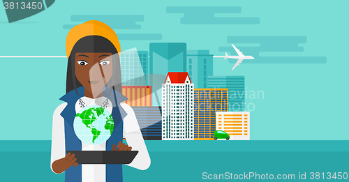 Image of International technology communication.