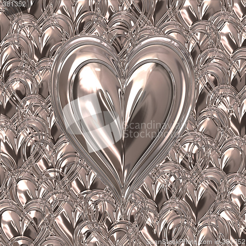 Image of silver heart