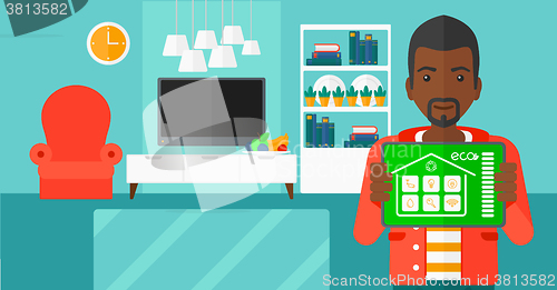 Image of Smart home application.
