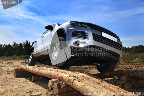 Image of test-drive of SUV