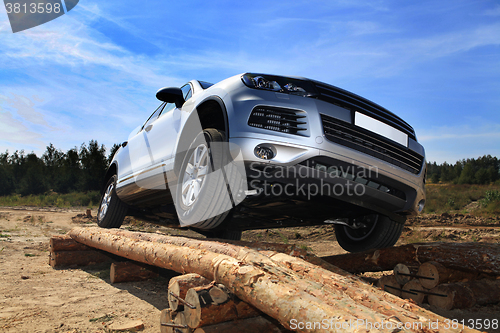 Image of test-drive of SUV