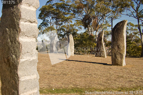 Image of standing stones