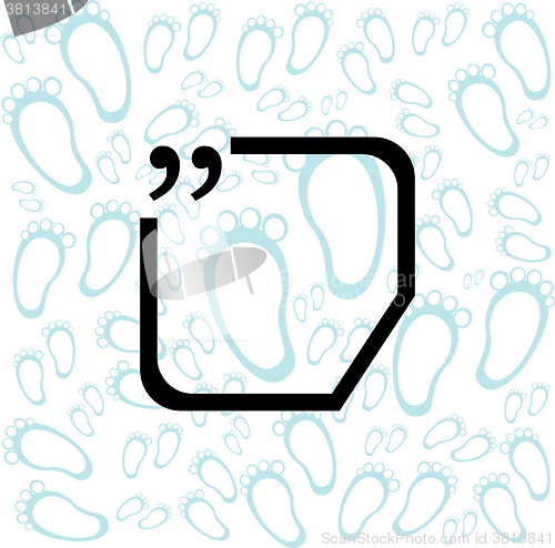 Image of vector quotation marks with thin line speech bubble. concept of citation, info, testimonials, notice, textbox. isolated on white background. flat style trend modern logo design vector illustration