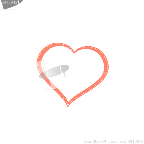 Image of Heart Icon Vector. Heart Icon background. Heart Icon button.  Holiday Heart Icon. Heart Icon Graphic. Heart Icon Art. Heart Icon Drawing