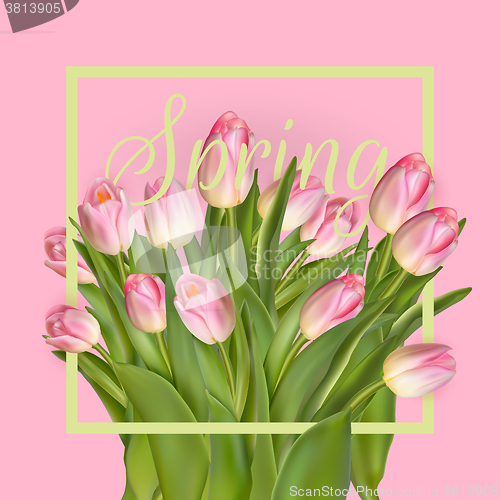 Image of Spring background template. EPS 10