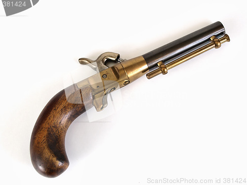 Image of Small Black Powder Pistol, angled