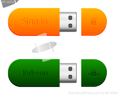 Image of two flash drives
