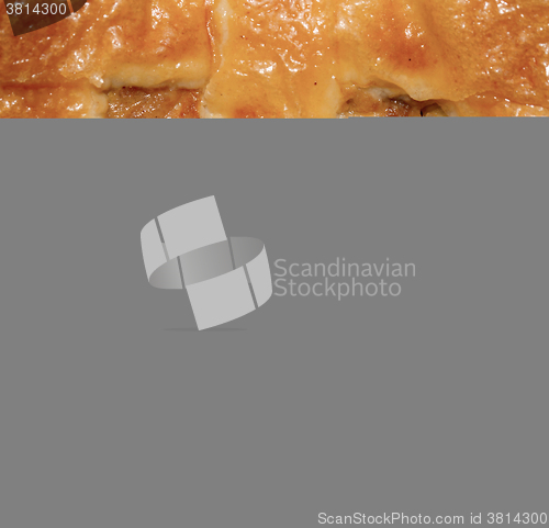 Image of Extreme close-up of a apple pie