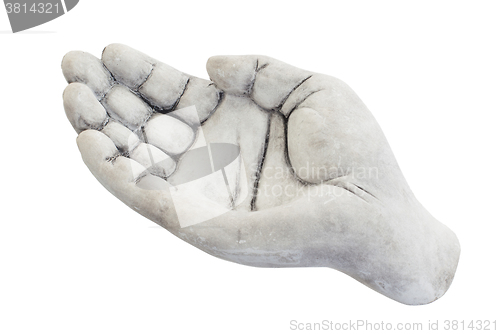 Image of Stone bowl in the form of a hand