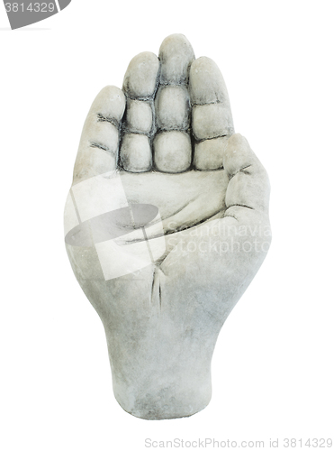 Image of Stone bowl in the form of a hand