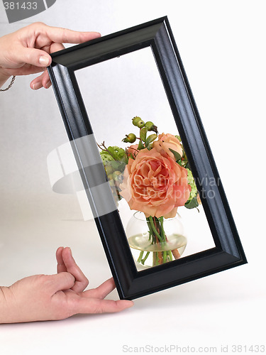 Image of Black Framed Floral